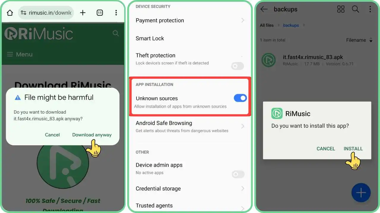 Download and Install RiMusic APK